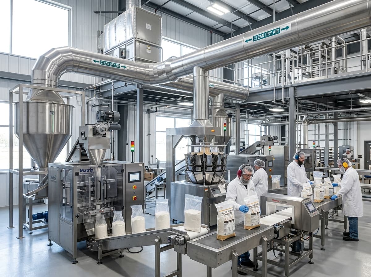Food Processing industrial desiccant dehumidification solutions